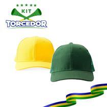 Boné em Poliéster Aba Curva com Tela - 18986