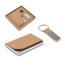 Kit Porta Cartões e Chaveiro de Cortiça - 95099