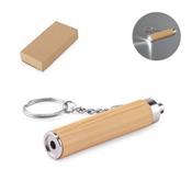 Chaveiro de Bambu e Lanterna Led - 95108