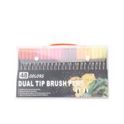 Kit de Canetinhas com Ponta Dupla 48 Cores - 08332B-48