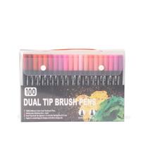 Kit de Canetinhas com Ponta Dupla 100 Cores - 08332B-100