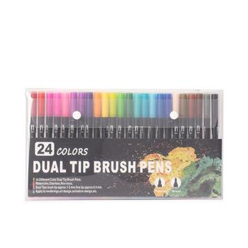 Kit de Canetinhas com Ponta Dupla 24 Cores - 08332B-24