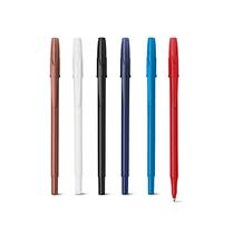 Caneta Esferográfica PP de Acabamento Brilhante com 1,5km de Escrita