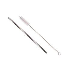 Kit Canudo Inox com Escova de Limpeza - 15274