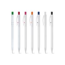 Esferográfica ABS de Acabamento Brilhante com Mecanismo Colorido