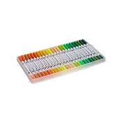 Kit Canetinhas Ponta Dupla 72 Cores - 08332-72