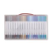 Kit Canetinhas Ponta Dupla 72 Cores - 08332-72