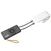 Power Bank 10.000 mAh e Carregamento via Indução ou via Cabo - 09145