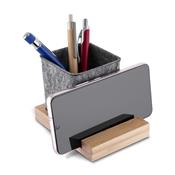 Porta Objetos e Smartphone em Feltro e Bambu - PCL120