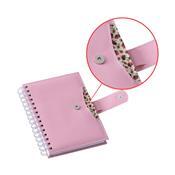 Planner Elite Rosa Wire-o c/ Fecho de Imã + Sup. p/ Cartão e Caneta - LG3494 Rosa