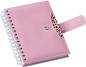 Planner Elite Rosa Wire-o c/ Fecho de Imã + Sup. p/ Cartão e Caneta - LG3494 Rosa