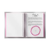 Planner Wire-o Capa Prime Preta com Estampa Motivacional - LG3524 Motivacional