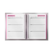 Planner Wire-o Capa Prime Preta com Estampa Motivacional - LG3524 Motivacional