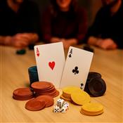 Kit Poker com 100 Fichas - 19056
