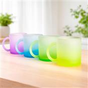 Caneca de Vidro com Acabamento Fosco 350 ml - 19064