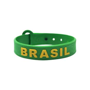 Pulseira Emborrachada Ajustável