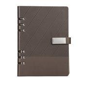 Caderno Fichário em Couro Sintético - 19140