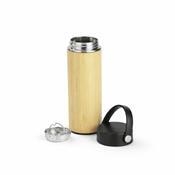 Garrafa Térmica Revestida em Bambu 400 ml - 19156