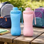 Garrafa Dobrável de Silicone 600 ml - 19170