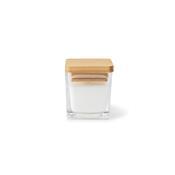 Vela Aromática em Copo de Vidro e Tampa de Bambu - 95096