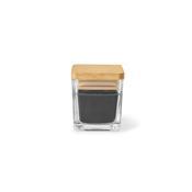 Vela Aromática em Copo de Vidro e Tampa de Bambu - 95096