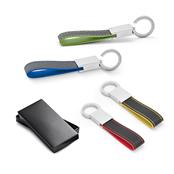 Chaveiros C. Sintético e Metal com Mosquetão